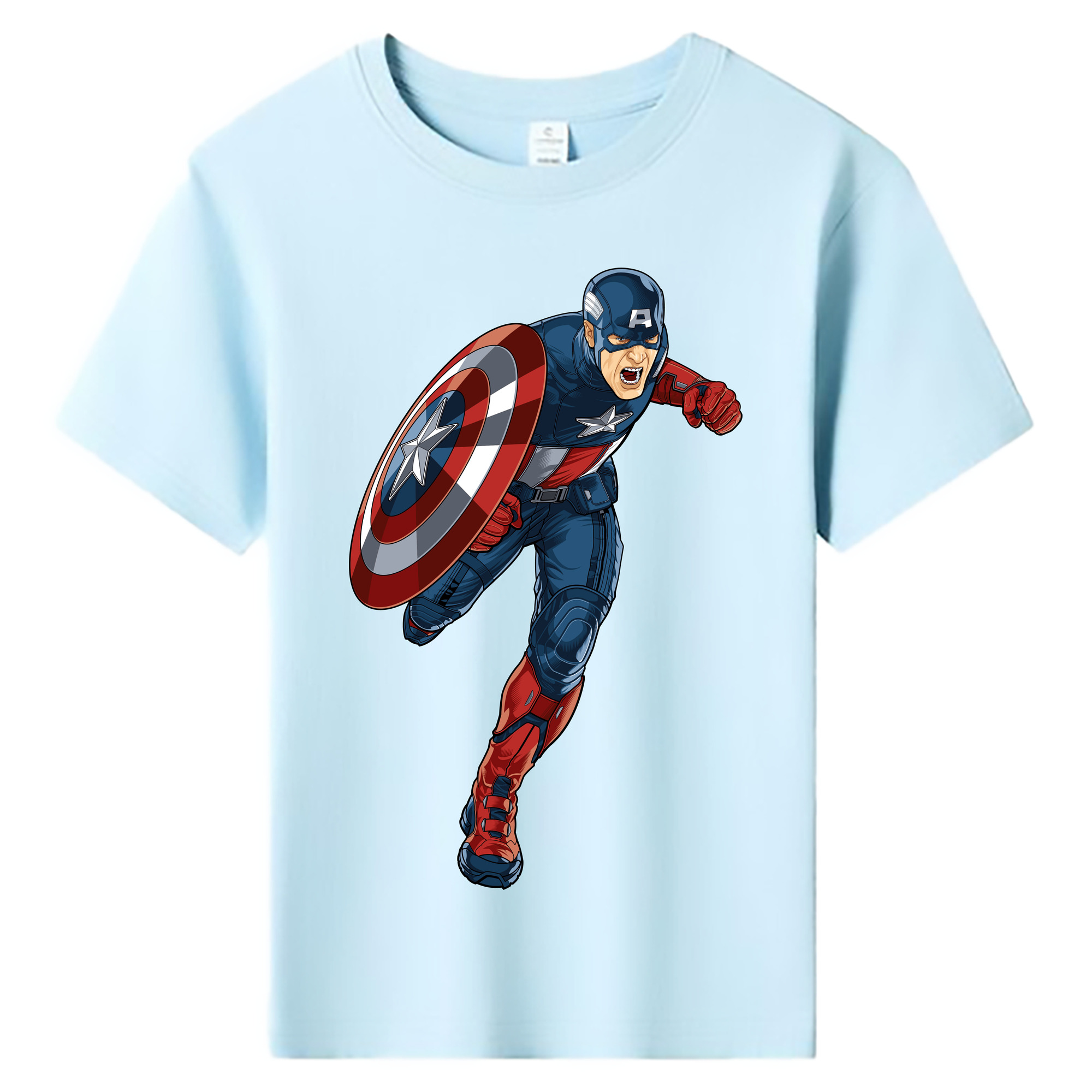 （画像用） アベンジャーズ The Avengers 綿100％キッズTシャツ（フロントプリント）